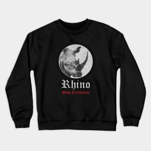 Rhino Extinction Crewneck Sweatshirt